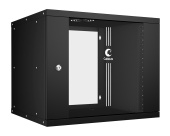 Cabeus WSC-05D-9U55/45-BK Шкаф телекоммуникационный настенный 19" 9U цвет черный